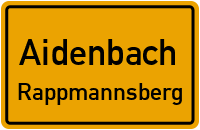 Straßen in Aidenbach Rappmannsberg