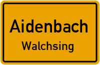 Aldersbacher Straße in AidenbachWalchsing