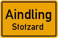 Kirchbergstraße in AindlingStotzard