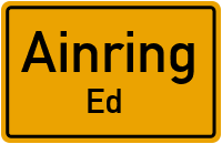 Straßen in Ainring Ed