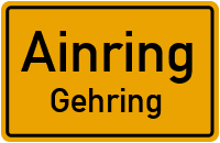 Straßenverzeichnis Ainring Gehring