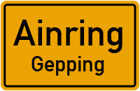 Straßenverzeichnis Ainring Gepping