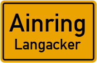 Straßen in Ainring Langacker