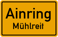 Straßen in Ainring Mühlreit