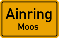 Straßen in Ainring Moos