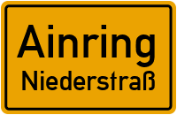 Straßenverzeichnis Ainring Niederstraß