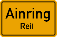 Straßen in Ainring Reit