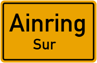 Straßenverzeichnis Ainring Sur