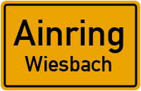 Straßen in Ainring Wiesbach