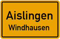 Windhausener Straße in AislingenWindhausen