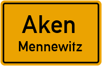 Straßen in Aken Mennewitz