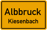 Bundesstraße in AlbbruckKiesenbach