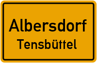 Querstraße in AlbersdorfTensbüttel