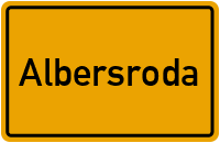 City Sign Albersroda