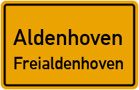 Ederener Straße in AldenhovenFreialdenhoven
