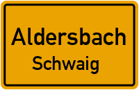 Schwaigstraße in AldersbachSchwaig