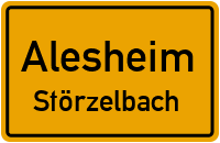 Straßenverzeichnis Alesheim Störzelbach