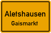 Zeller Weg in AletshausenGaismarkt