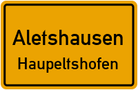 Am Käppele in AletshausenHaupeltshofen