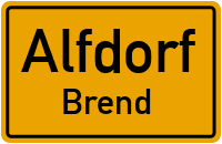 Hintere Gasse in AlfdorfBrend