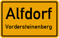 Forststraße in AlfdorfVordersteinenberg