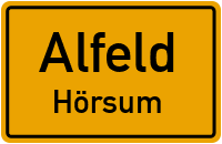 Bachstraße in AlfeldHörsum