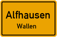 Waller Straße in AlfhausenWallen