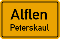 Gartenstraße in AlflenPeterskaul