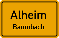 Straßenverzeichnis Alheim Baumbach