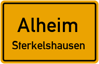 Dorfstraße in AlheimSterkelshausen