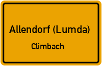 Forststraße in Allendorf (Lumda)Climbach