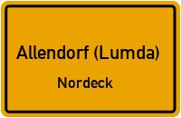 Straßenverzeichnis Allendorf (Lumda) Nordeck