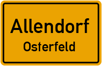 Osterfelder Weg in AllendorfOsterfeld
