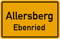 Straßen in Allersberg Ebenried