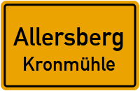 Straßen in Allersberg Kronmühle