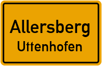 Straßen in Allersberg Uttenhofen