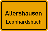 Dorfstraße in AllershausenLeonhardsbuch