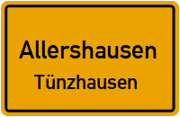 Straßenverzeichnis Allershausen Tünzhausen