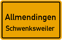 Schillerstraße in AllmendingenSchwenksweiler