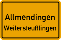 Straßenverzeichnis Allmendingen Weilersteußlingen