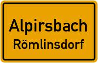 Straßenverzeichnis Alpirsbach Römlinsdorf