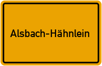 Wo liegt Alsbach-Hähnlein?