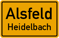 Holzburger Straße in AlsfeldHeidelbach