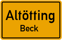 Beck in AltöttingBeck