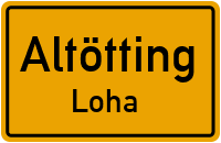 Rudolf-Diesel-Straße in AltöttingLoha