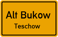 Bahnhofstraße in Alt BukowTeschow
