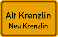 Rosenweg in Alt KrenzlinNeu Krenzlin