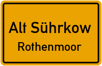 Parkweg in Alt SührkowRothenmoor