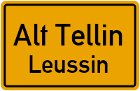 Straßen in Alt Tellin Leussin