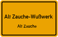 Feldweg (Asphalt) in Alt Zauche-WußwerkAlt Zauche